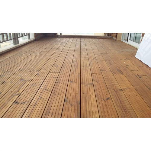 Exterior Real Wood Decking With UV Coating