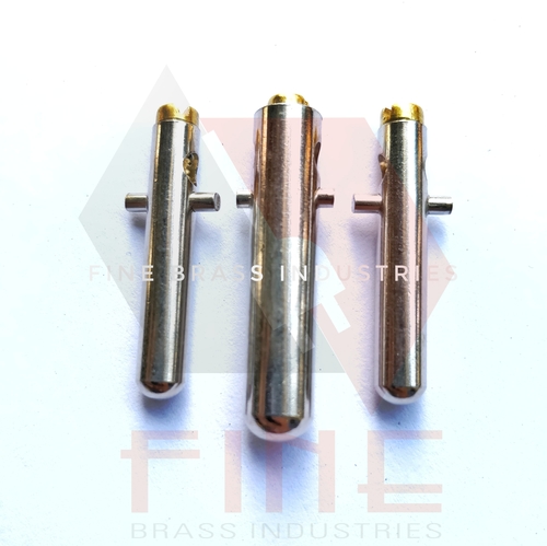 6A Brass Solid Plug Pin