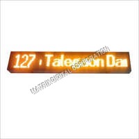 Running Led Display Board Body Material: Plastic