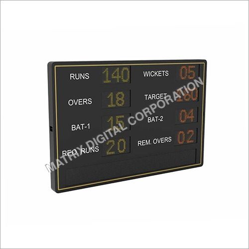 Score Display Board Application: Commercial