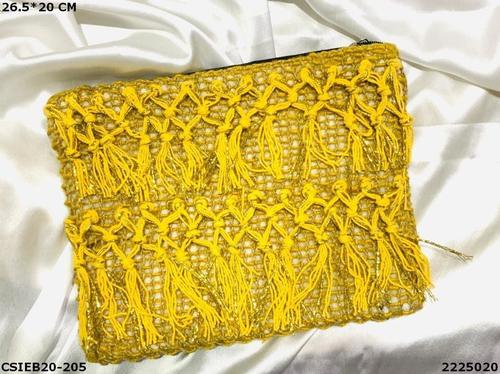 Stylish Jute Cotton Handloom Pouch