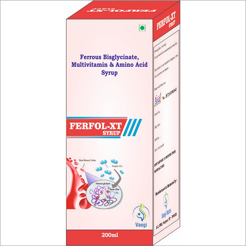 Ferrous Bisglycinate Multivitamin And Amino Acid Syrup Health Supplements