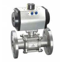 Pneumatic Actuator Ball Valve - Stainless Steel, Size 1" To 8" | Media: Water, Structure: Ball, Usage: Industrial