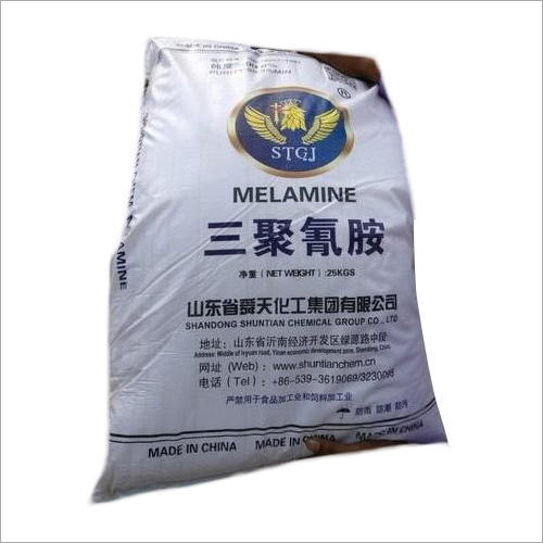 White 99.8 % Melamine Powder STGJ