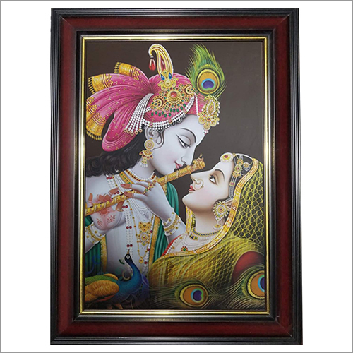 Radha Krishna Religious Photo Frame