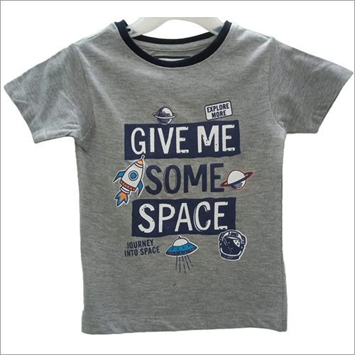 Gray Childrens Casual T-Shirts