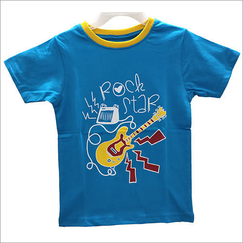 Childrens Round Neck Printed T-Shirts