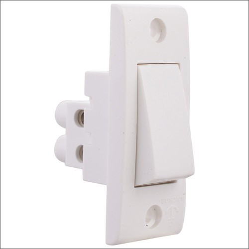 White One Way Electrical Switch