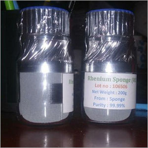 Rhenium Sponge Powder