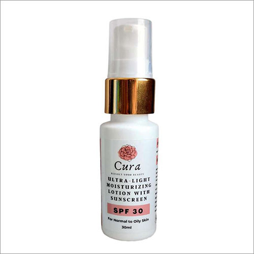 Cura Ultra-Light Moisturizing Lotion With Sunscreen Spf 30 Shelf Life: 01 Years