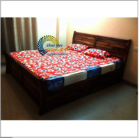 Hotel Wooden Modern Bed