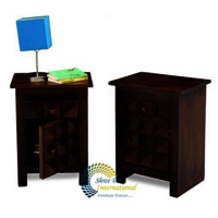 Diamond Door Bedside Table