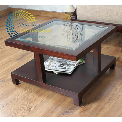 Wooden Square Center Table Home Furniture