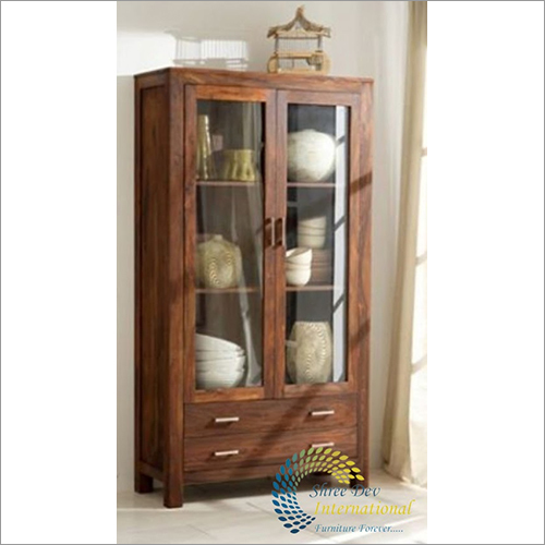 Wooden Two Shelf Crockery Unit