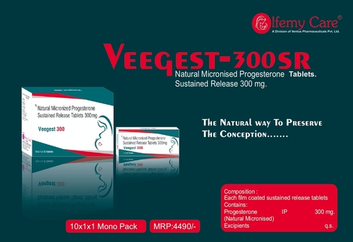 NATURAL MICRONIZED PROGESTERONE 300 SR TABLET