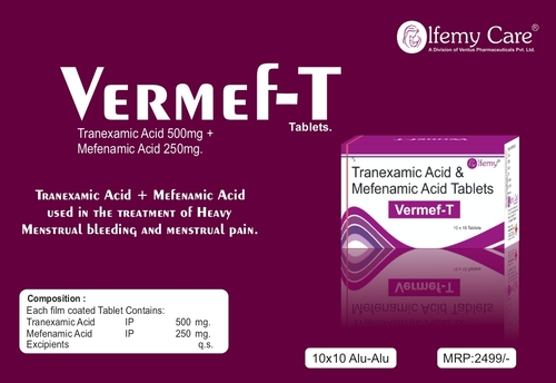 TRANEXEMIC ACID 500MG  MEFENAMIC ACID 250MG
