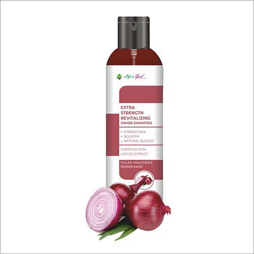 Extra Strength Revitalizing Onion Shampoo Recommended For: Male And Female