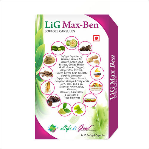 Lig Max Ben Softgel Capsules