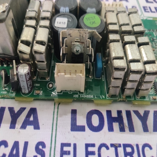 ABB PC BOARD DSMB-01C 64648896 POWER SUPPLY INVERTER ACS800 SERIES MAIN BOARD