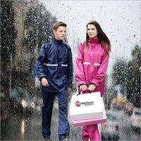 Mens Orange Reflective Rain Suit