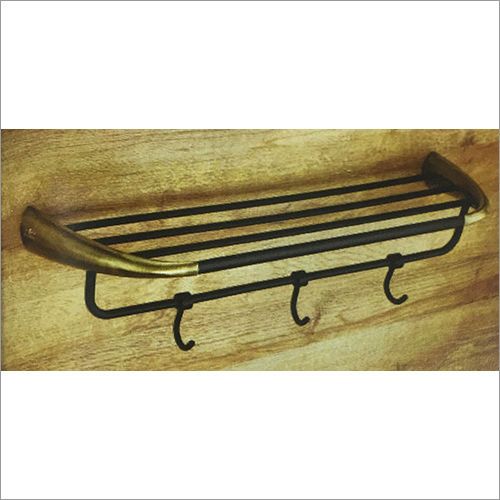 Antique Brass Towel Rack