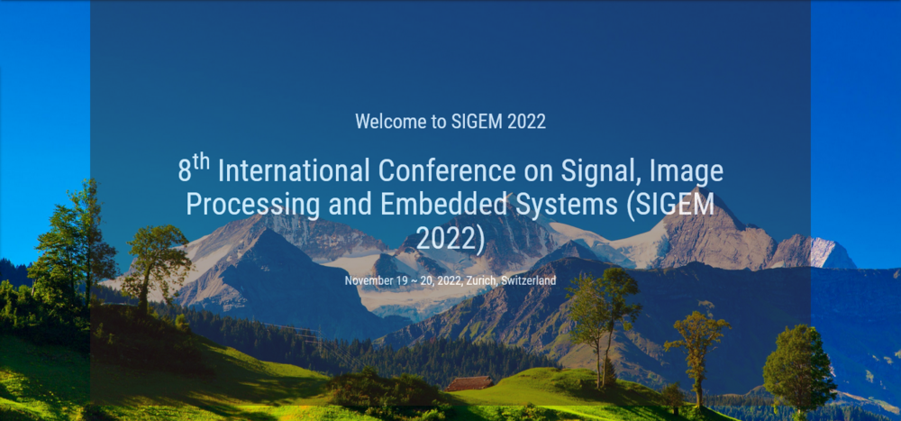 International Conference on Signal Image Processing and Embedded Systems (SIGEM)