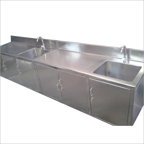 Stainless Steel Table with Sink