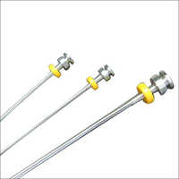 1.5 Feet Artificial Insemination Gun - Brass Construction , Silver Color | Durable Design For Veterinary Application, 1.5 Feet Length