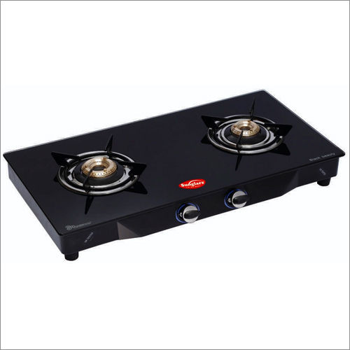 Crystal Glass Regular Two Burner Gas Stove