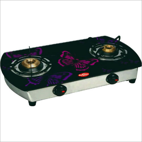 Two Burner Glass Stove