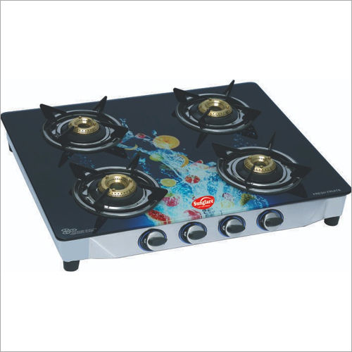 Four Burner Digital Glass Gas Stove