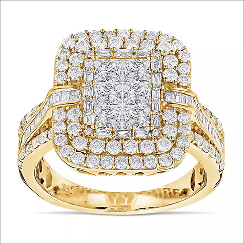 Ladies Stunning Hip Hop Diamond Ring