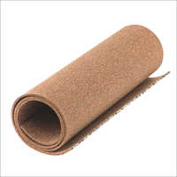Medium Duty Cork Rubber Sheet - Color: Brown