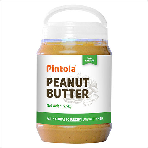 2.5 kg Pintola Natural Crunchy Peanut Butter