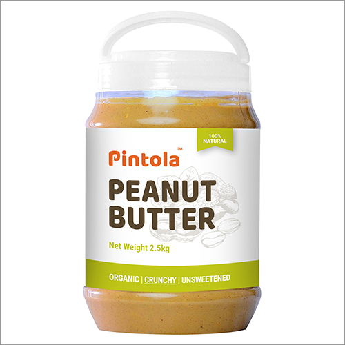 2.5 kg Pintola Organic Crunchy Peanut Butter