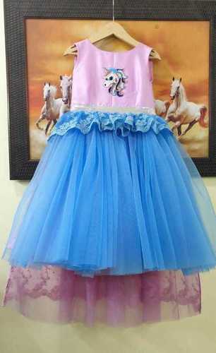 Kid's Net Knee Lenth Dress