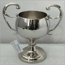 Brass Metal Finish Nickle Plated Dignity Cup 