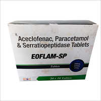 Aceclofenac, Paracetamol and Serratiopeptidase Tablet