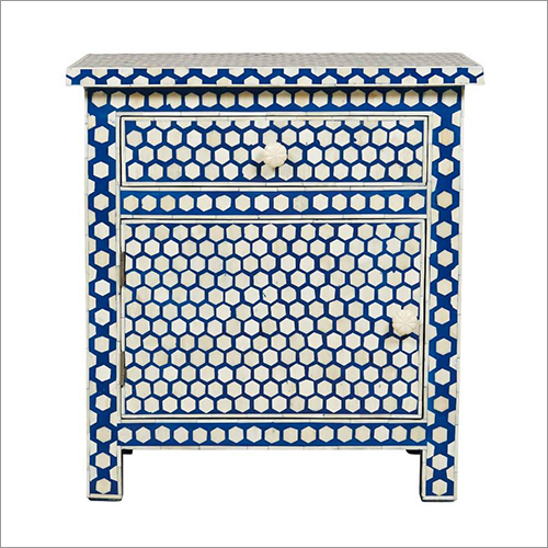 Durable Inverse Hexagon Large Bedside