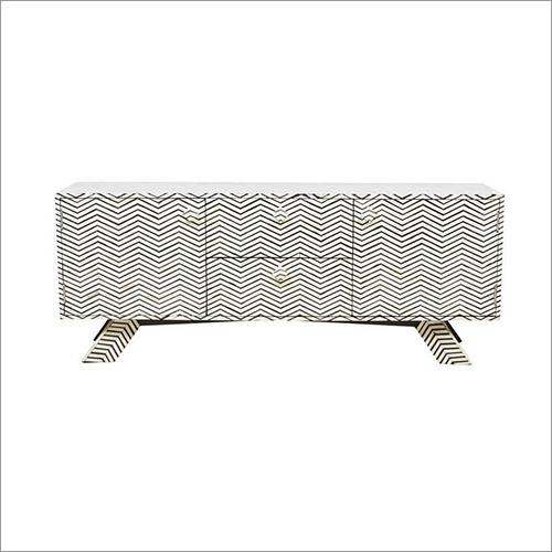 Low Thin Zigzag Sideboard