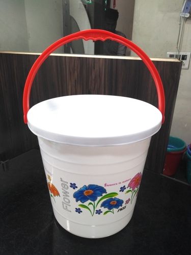 Plastic White Bucket