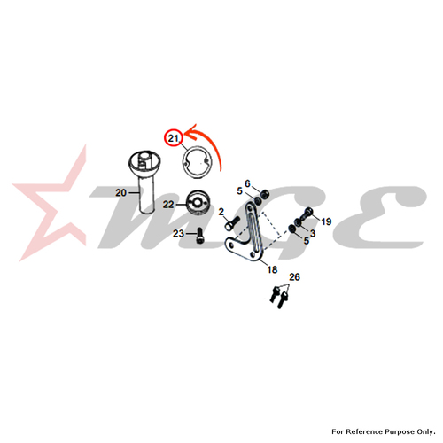 Gasket For Royal Enfield - Reference Part Number - #146853/A