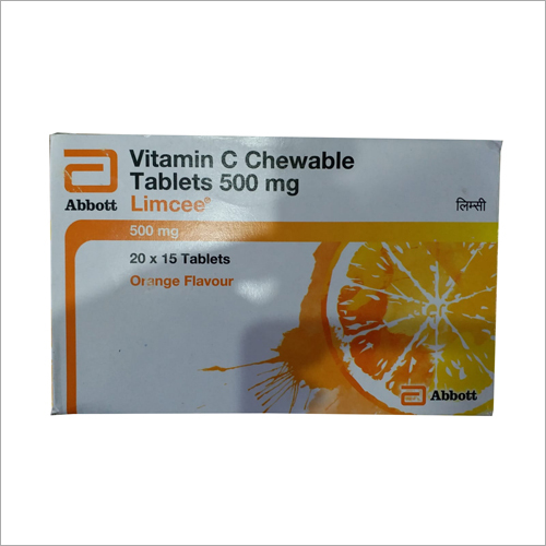 500 mg Orange Flavour Vitamin C Chewable Tablets