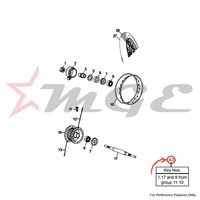Front Spindle Kit For Royal Enfield - Reference Part Number - #144293