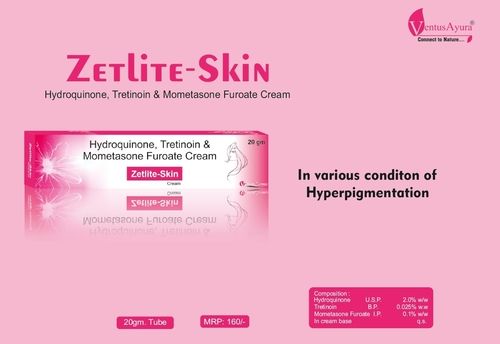 HYDROQUININE  MOMETASONE  TRETINOIN