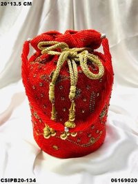 Handcrafted Bridal Potli Batua Bag
