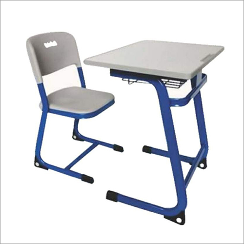 Blue And Grey Student School Desk