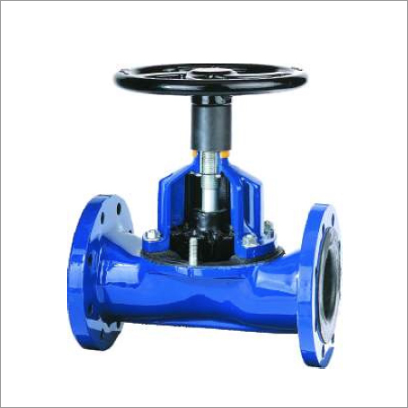 Straight Through Soft Rubber Lined Diaphragm Valve
