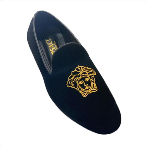 No Fade Mens Crest Velvet Loafer Shoes