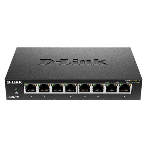 Wired D-Link 8 Port Gigabit Switch Wifi Router